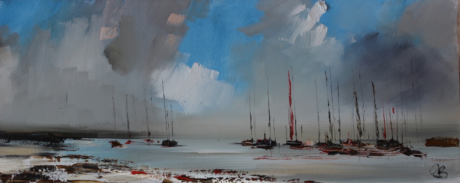 'Boats and Blue Skies' by artist Rosanne Barr